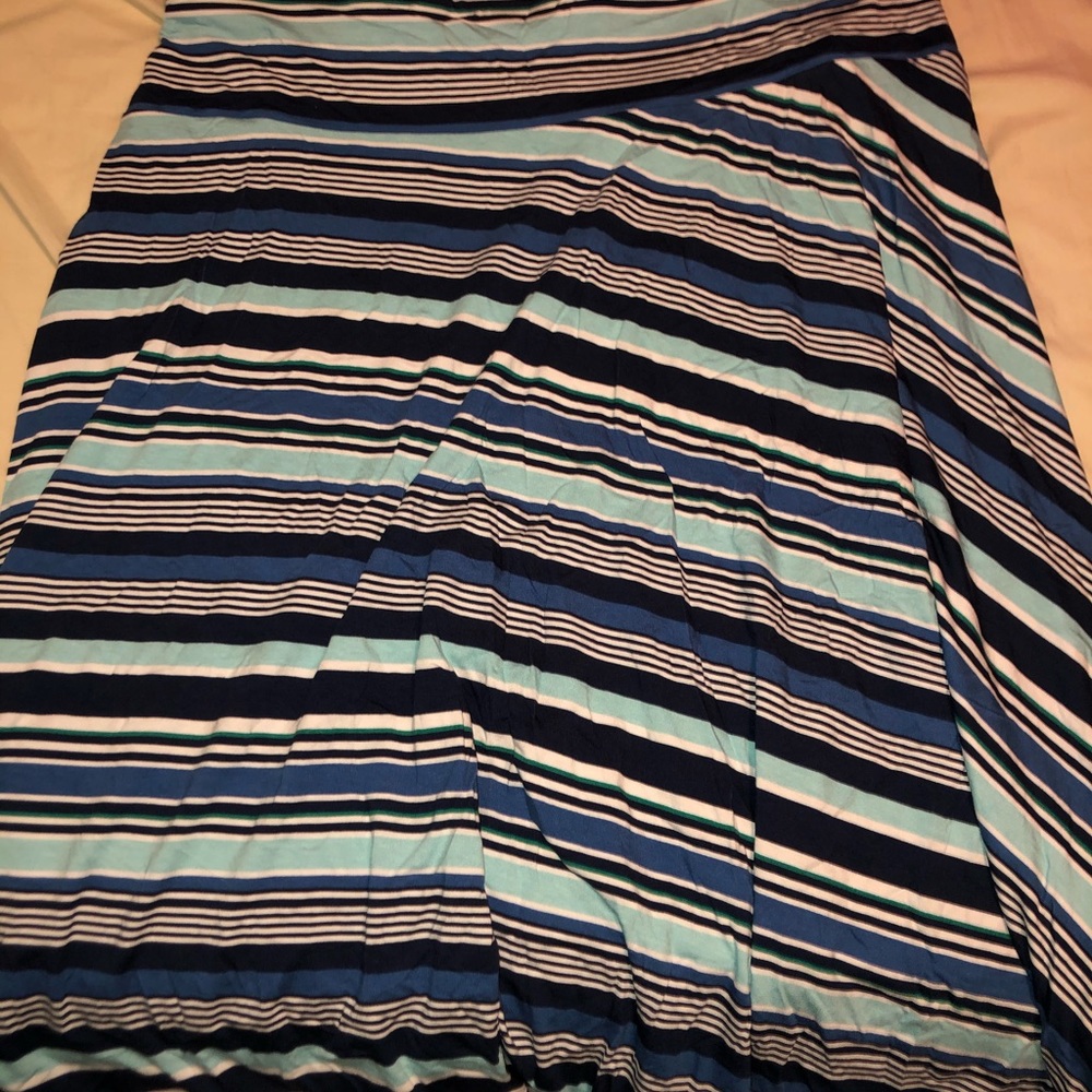 Asymmetrical maxi skirt